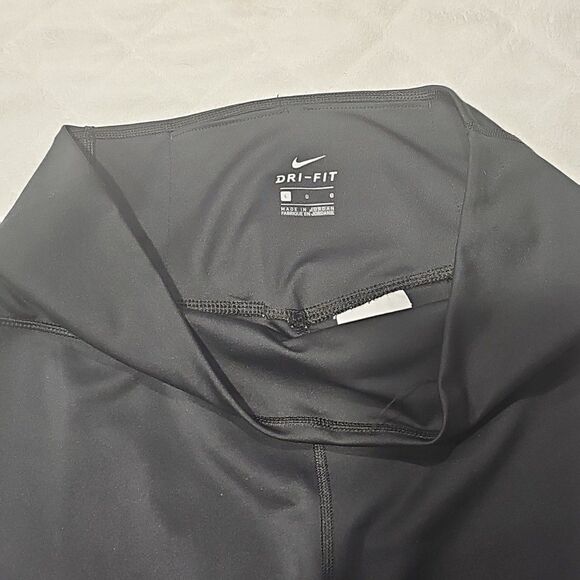 NIKE Women's Power Victory Training Pants Tights Large AQ2669-010 Black - Picture 3 of 5